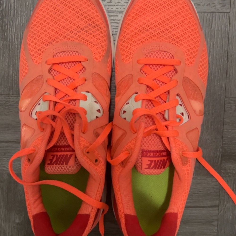 Nike Lunarglide 3 Vivid Orange W Size 10.5